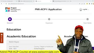 PMIACP Application for PMPs 30 Minute Detailed Step by Step Video at this Link [upl. by Aicul566]