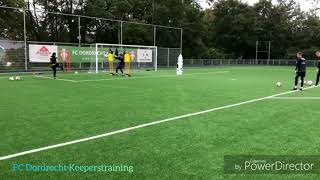 Andries Noppert Keeperstraining Arben Kasolli GK CoachPlayer FC Dordrecht Inside Goalkeeping [upl. by Capriola]