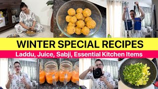 Winter Special Recipes ताक़त से भरे लड्डू BEST Juice Tiffin Sabji  New Lunchboxes amp Kitchen Items [upl. by Yortal218]