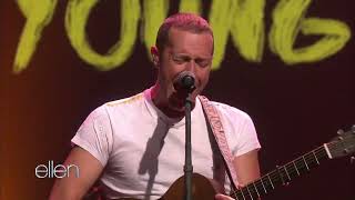 Coldplay Orphans Live  The Ellen DeGeneres Show [upl. by Rives860]