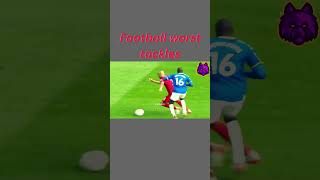 Football worst tackles soccer football soccer shorts [upl. by Bridge120]