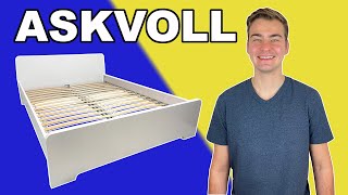 ASKVOLL Bed Frame IKEA Tutorial [upl. by Ahseia]