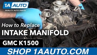 How to Replace Intake Manifold Gaskets 9699 GMC K1500 57L [upl. by Daven]