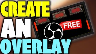 Animated Live Stream Overlay Tutorial Create one FREE [upl. by Yerocal569]