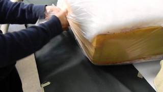 How to Insert Foam into a Cushion Casing [upl. by Cassilda155]