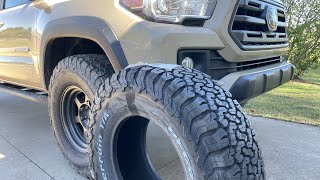 Tacoma TRD Off Road BF Goodrich KO2 Truck Tire 75000 mile Review  28575r16 vs 27570r16 [upl. by Madox950]