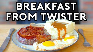 Binging with Babish Steak Eggs and Gravy from Twister [upl. by Ahseid]