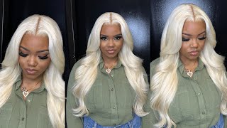 BEST 613 WIG 🔥  Melted Wig Install  No Baby Hairs  CurlyMe Hair [upl. by Malchy]