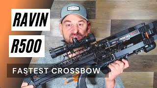 Fastest Crossbow Ever Produced  Ravin R500 Review [upl. by Silvester]