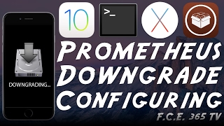 iOS 102  iPhone Downgrade Using Prometheus  Configuring nonceEnabler [upl. by Chlo]