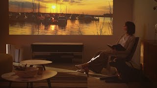 Sony  Your living space transformed 4K Ultra Short Throw Projector LSPXA1 [upl. by Aianat]