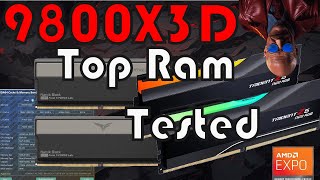 9800X3D Top RAM Kits Tested Whos the memory top dog [upl. by Htebasil64]