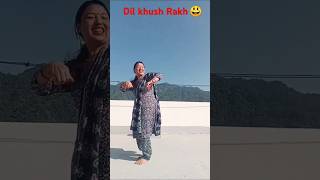 Dil khush Rakh Mitra punjabisong dance short [upl. by Pantin]