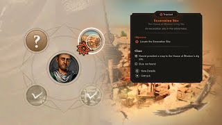 How to find the Excavation Site Dig Site Location  Assassins Creed Mirage [upl. by Shewchuk]