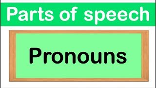 PRONOUNS  Definition Types amp Examples in 5 MINUTES  Parts of speech [upl. by Henghold]