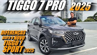 TIGGO 7 PRO MAX DRIVE 2025  O que muda em relação a nova versão do TIGGO 7 SPORT 2025 [upl. by Nylesaj]