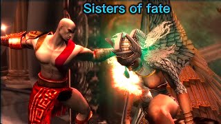 Sister of fate God of war 2 Boss fight [upl. by Yerffoj918]