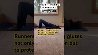 BEST Strength Training for Runners Bridge Lift glutes bridgepose strengthtraining [upl. by Allenotna]