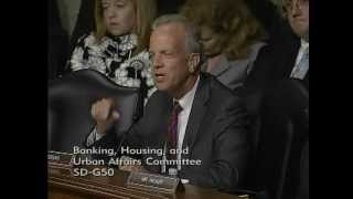 Sen Moran Questions JPMorganChase CEO Jamie Dimon during Senate Banking Hearing [upl. by Pond]