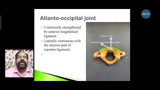 37Atlantooccipital and Atlantoaxial joints [upl. by Xuerd]