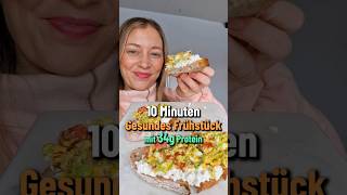 10 Minuten Frühstück  Avocado Toast mit 34g Protein [upl. by Anerok]