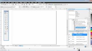 Corel DESIGNER Technical Suite X5 TUTORIAL diagramming tools [upl. by Shelman]