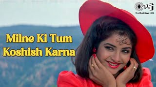 Milne Ki Koshish Karna Wada Kabhi Na Karna  Divya Bharti  Dil Ka Kya Kasoor  Kumar Asha [upl. by Ashbey277]