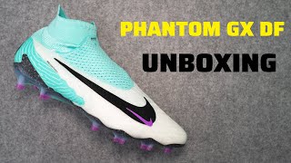 Nike Phantom GX DF FG Peak Ready Pack Unboxing 4K [upl. by Ayrotal]