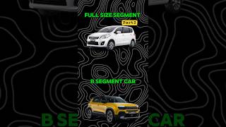 Part2 Car Segments Explained Hatchback Sedan SUV BSegment SUV newcar dreamcar carcaretips [upl. by Atilol681]