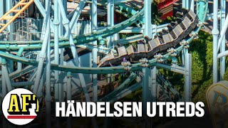 Jetline på Gröna Lund utreds av Statens haverikommission efter olycka [upl. by Ynnavoeg]