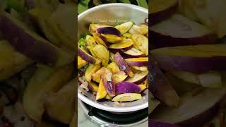 Kathirikkai Poriyal Recipe in Tamil  Sidedish for Rice  Poriyal  tamilfoodcorner shorts [upl. by Akim955]