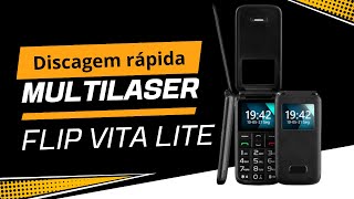 Como configurar a discagem rápida no celular Multilaser Flip VIta Lite Método 1 [upl. by Gustafsson]