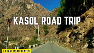 Kasol Road trip  Kullu to Manikaran road  Kullu to kasol road  Manikaran Sahib Gurudwara [upl. by Ahsier]