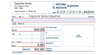 Tutorials compilazione ricevuta daffitto [upl. by Tierza]