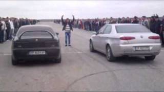 Alfa Romeo 166 24 JTD vs 156 19 JTD CF3 [upl. by Anoynek]