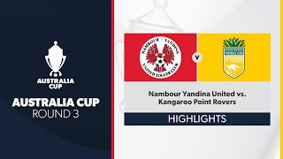 Australia Cup R3  Nambour Yandina United vs Kangaroo Point Rovers Highlights [upl. by Jonie]