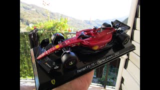 Modellino Bburago 124  Ferrari F1 75 Charles Leclerc 2022  Miniature F1 leggendarie auto da corsa [upl. by Reo]