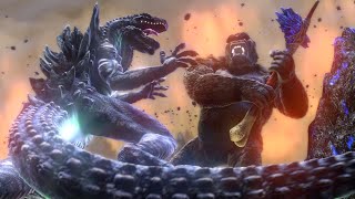 Kong vs Zilla  GodzillaMonsterVerse Fight Animation [upl. by Capone]