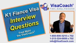 2017 K1 Fiance Visa Sample interview questions k111 [upl. by Colbye631]