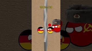 Germany history 19461989 countryballs shortvideo shorts [upl. by Edythe]