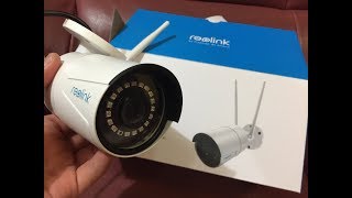 Reolink410W 4MP5MP Security Camera with Howtos  Infrared worth the money [upl. by Melise862]