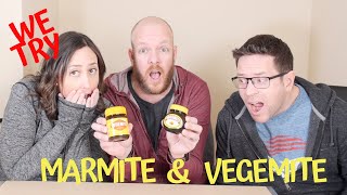 Canadians react to Marmite  Vegemite  Taste Test [upl. by Kelda]