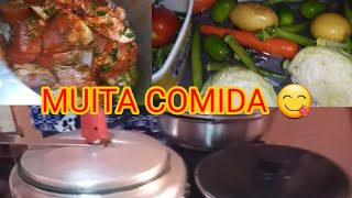 Dois dias comigo fazendo muita comida cozido feijoada galinha caipira vatapar arroz macarrão [upl. by Hairaza]