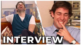 John Krasinski Picks Funniest THE OFFICE Blooper EVER  Interview [upl. by Varian]