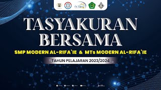 🔴 LIVE  TASYAKURAN BERSAMA SMP amp MTs MODERN ALRIFAIE [upl. by Torie910]