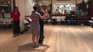 Tango Lesson Finding Balance  Leaders Enganche Revisited [upl. by Lishe565]