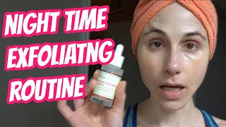 Vlog Night time exfoliating routine amp Azelaic Acid Dr Dray [upl. by Lerej]