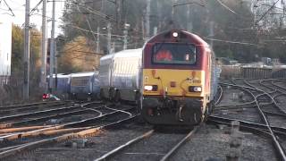 Class 91 Drags at Carlisle 91113 Includes 91125 in SKY1HD livery [upl. by Trillby919]