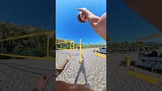 How many reps can you do beachvolley volleyball voleibol voleybol insta360official [upl. by Lohse753]