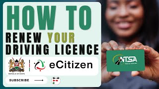 How to Renew Your Driving License on eCitizen 2023 [upl. by Quintilla]